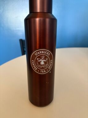 Starbucks Metallic Copper Brown Insulated Bottle